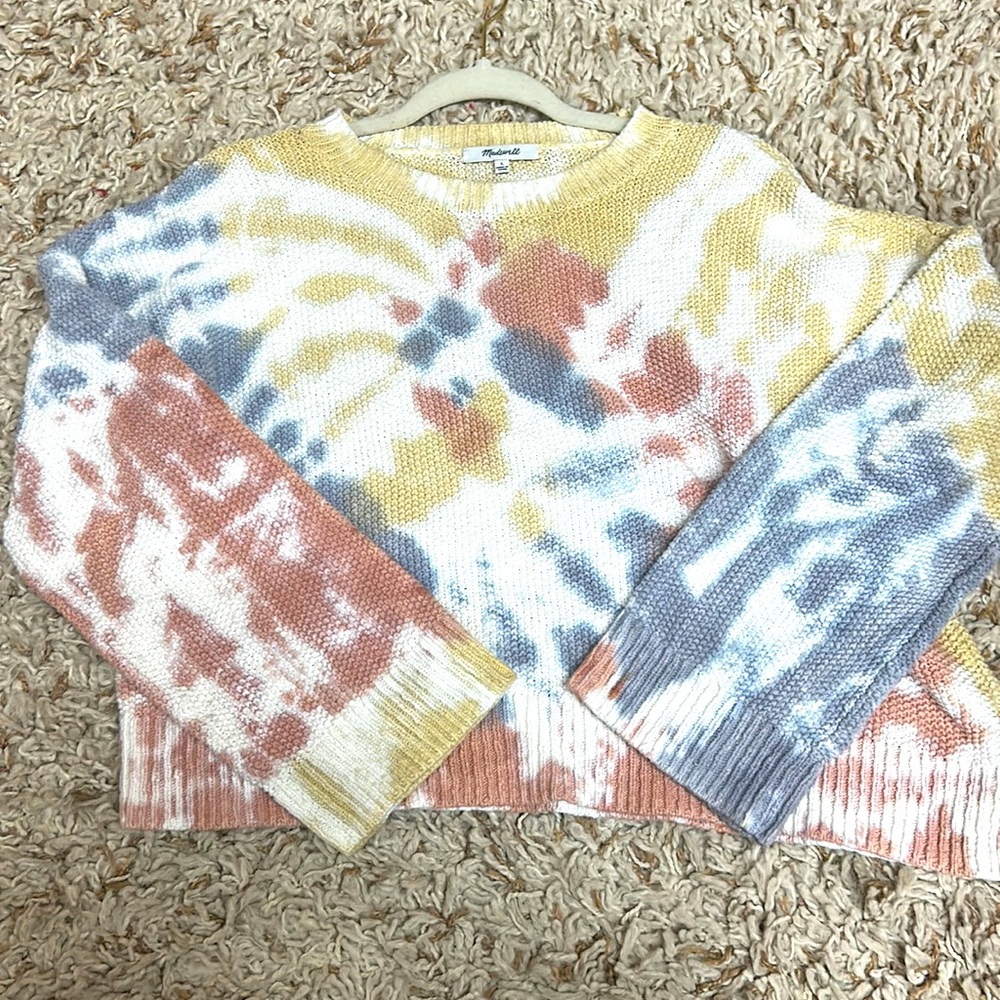Madewell tied dye sweater size large